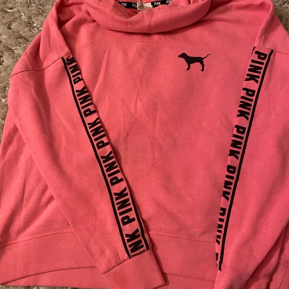 PINK VS cowl neck hoodie!! - Picture 1 of 4